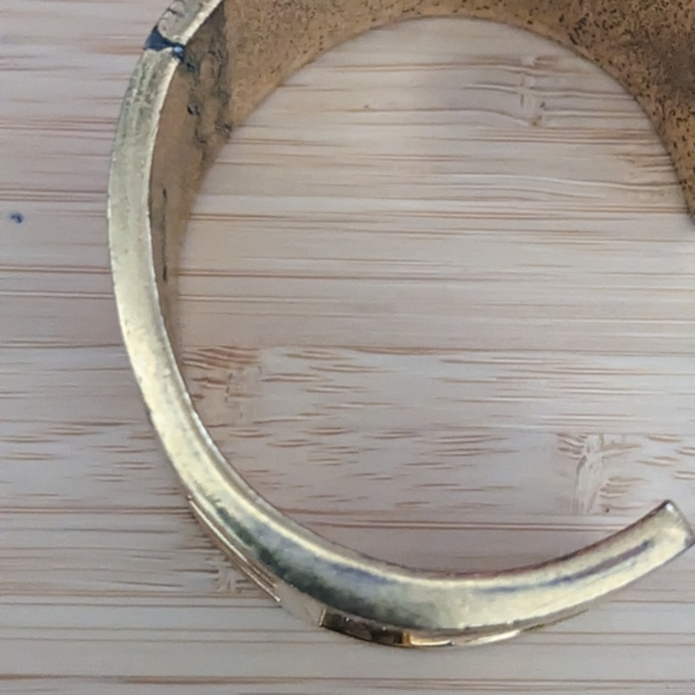 Gold Cuff Bracelet - Picture 7 of 11